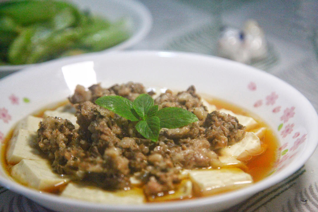 肉末蒸豆腐