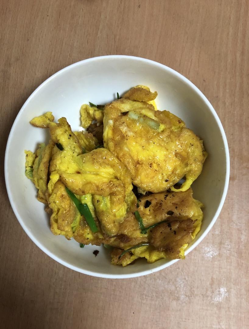 小葱炒鸡蛋