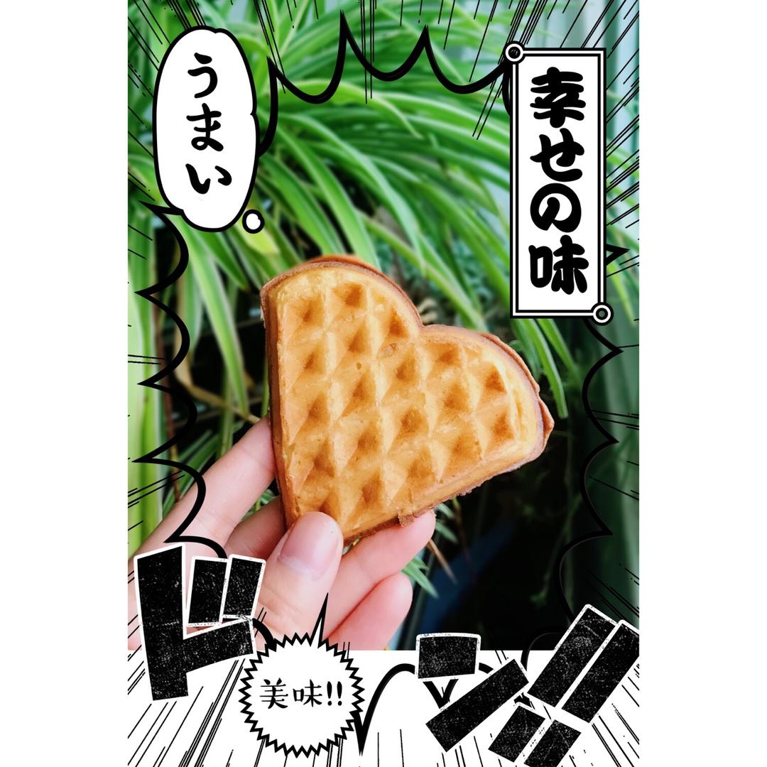 【视频食谱】酵母版脆脆华夫饼