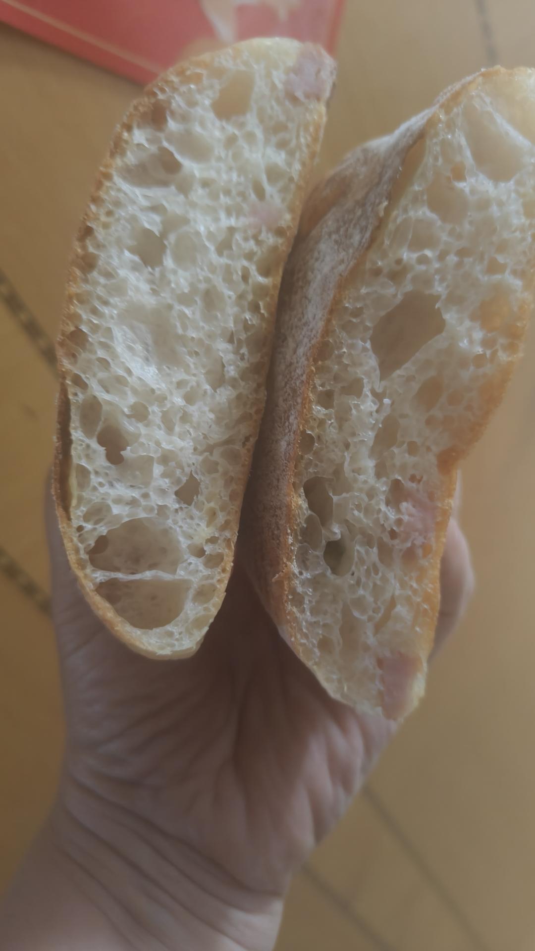 【ciabatta】家庭版恰巴塔，软乎乎的拖鞋面包