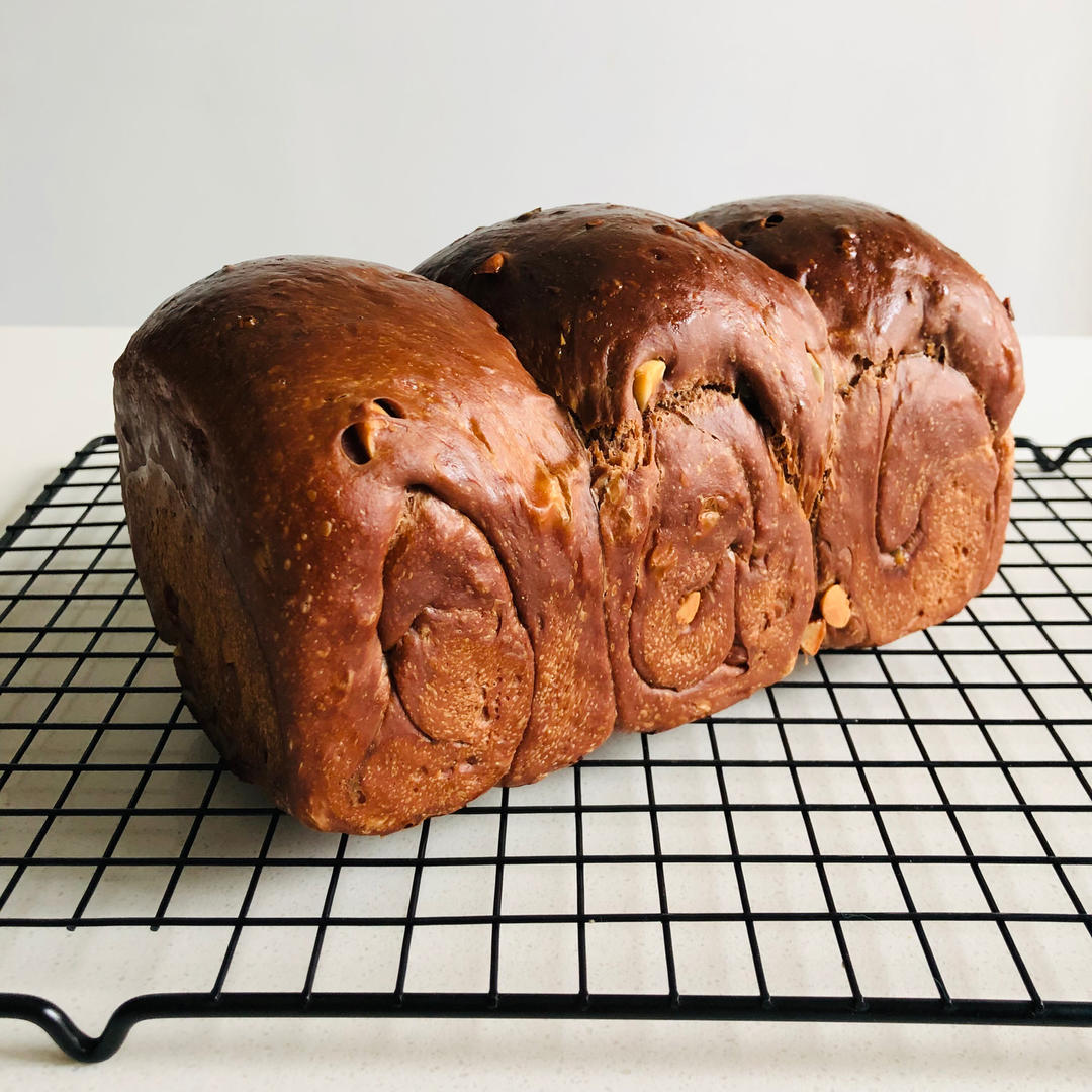 香浓柔软的巧克力吐司