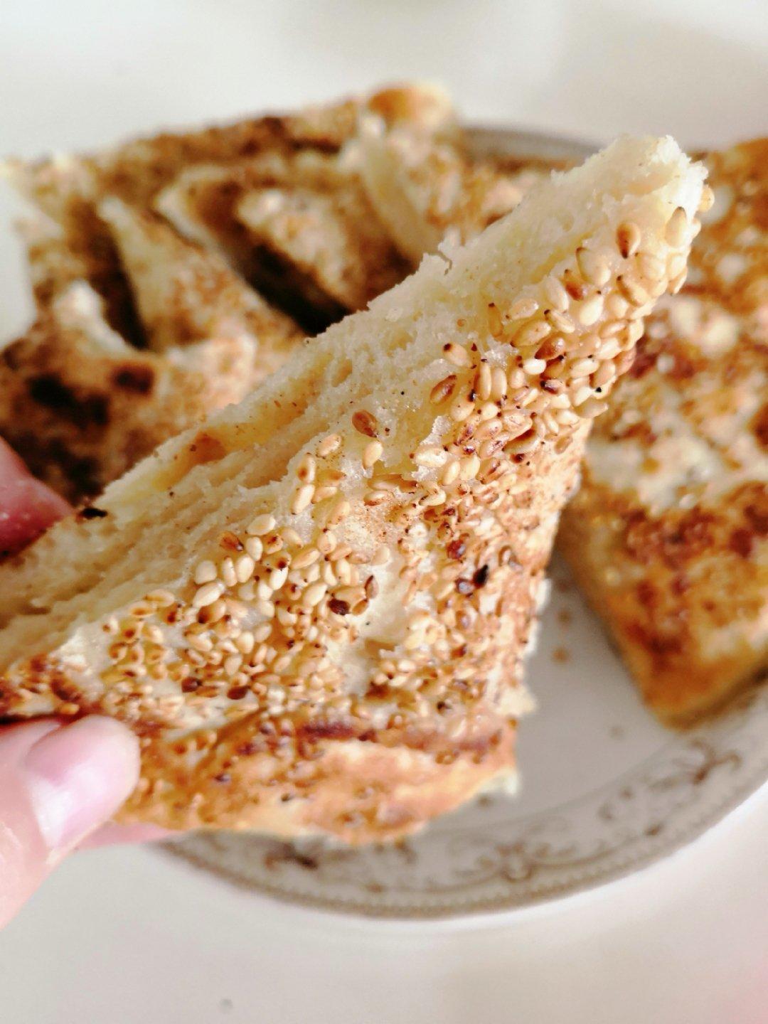 椒盐发面饼 Sesame Pancake