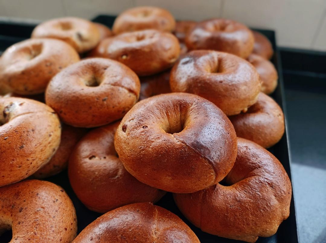 简单快手   黑糖核桃贝果