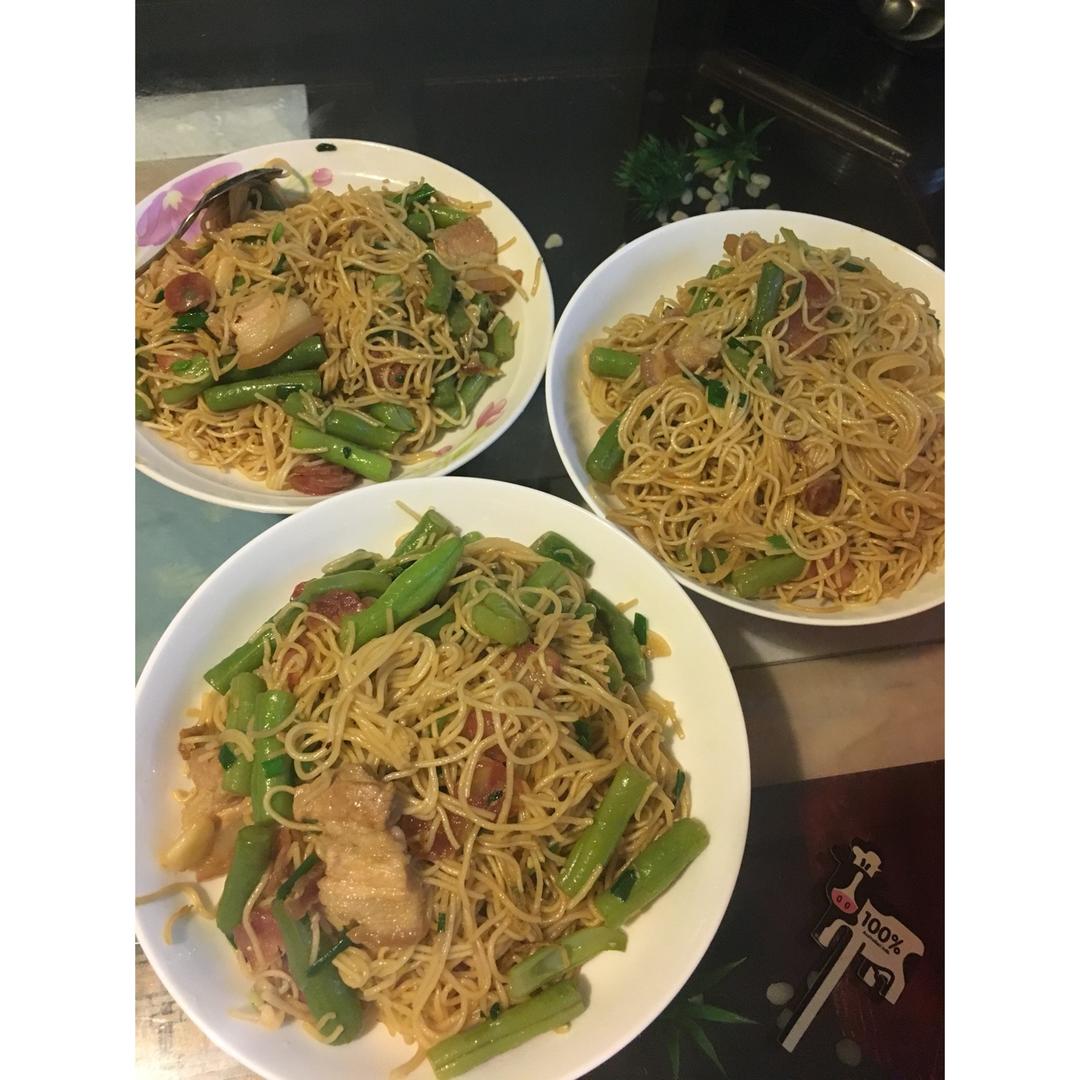 豆角蒸面