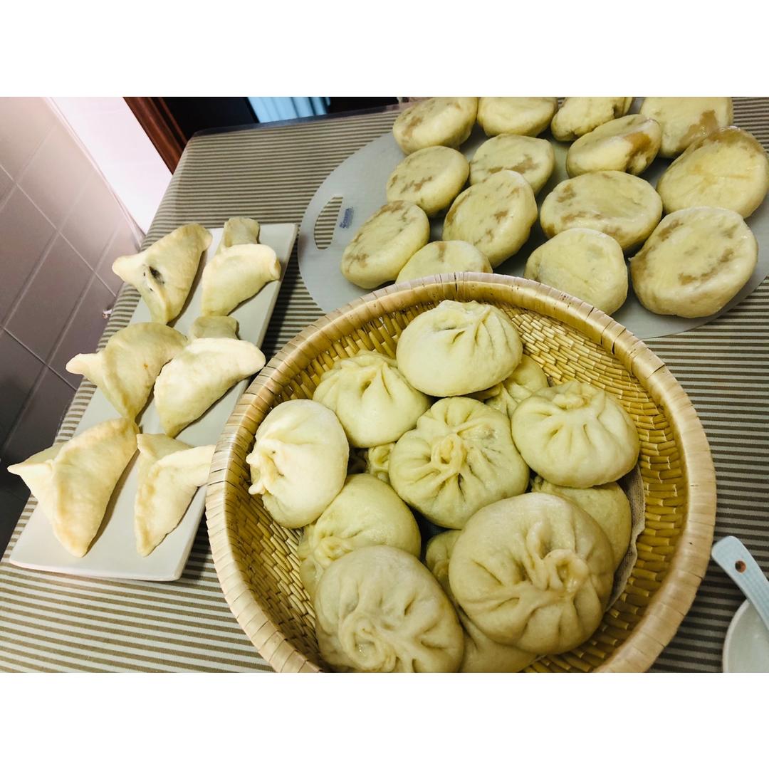 堂妈教你山菜鲜肉大包子