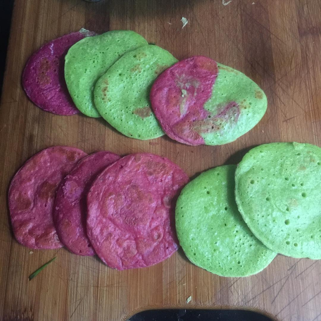 红心火龙果鸡蛋软饼