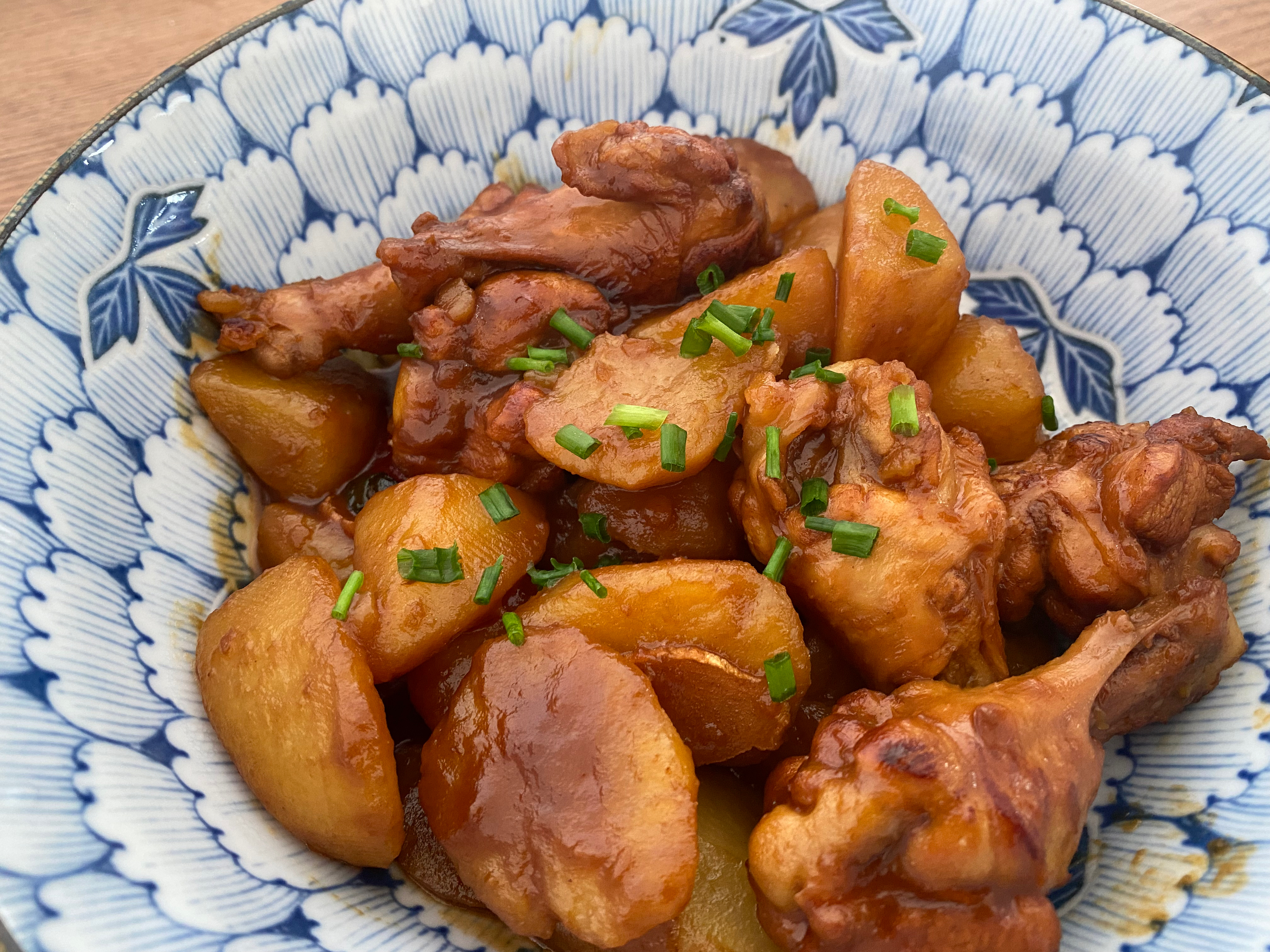 鸡翅根炖土豆