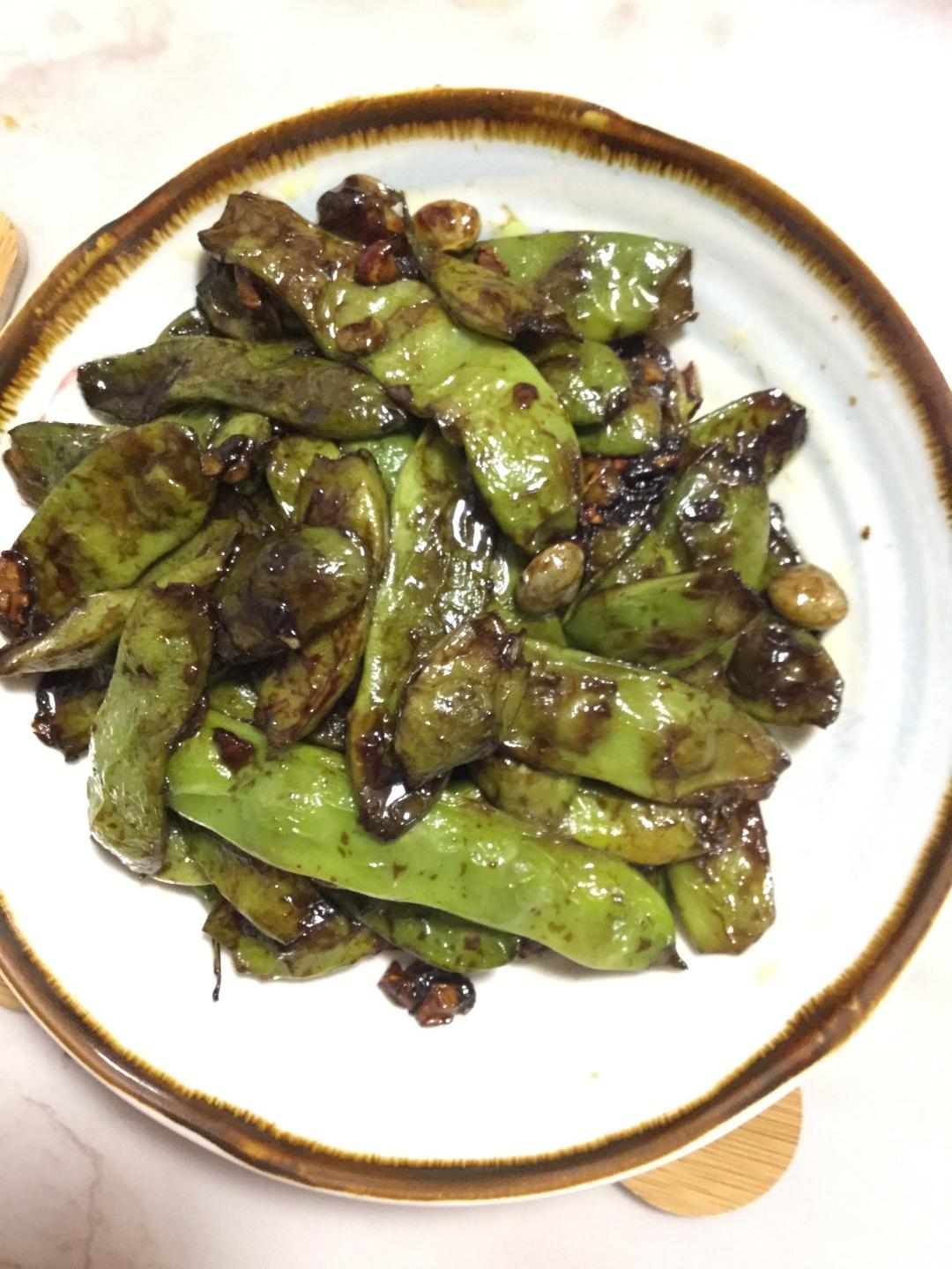 过油肉烧豆角