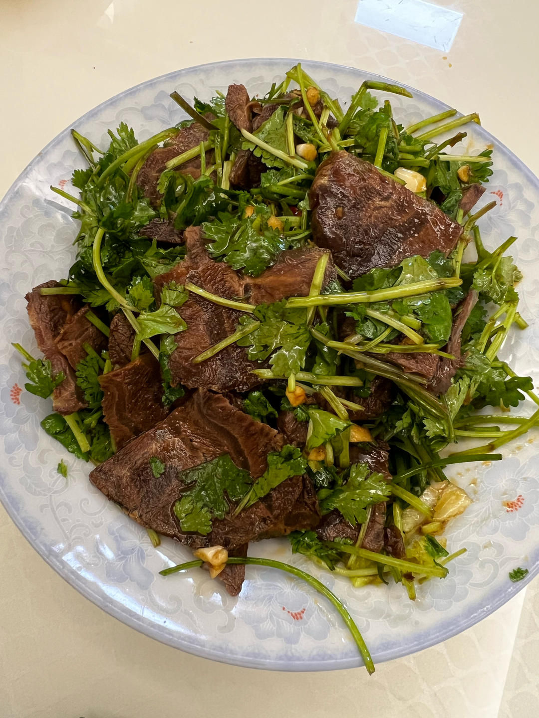 香菜拌牛肉