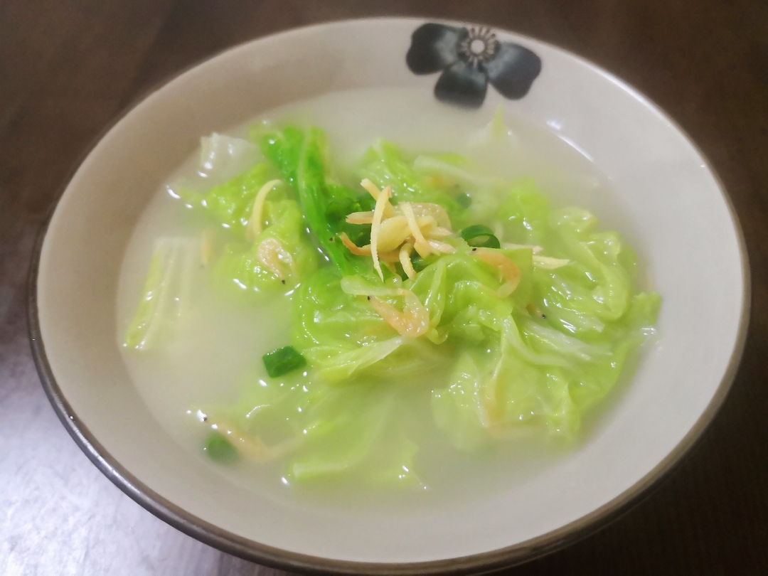 鲜味十足的虾皮白菜汤的做法