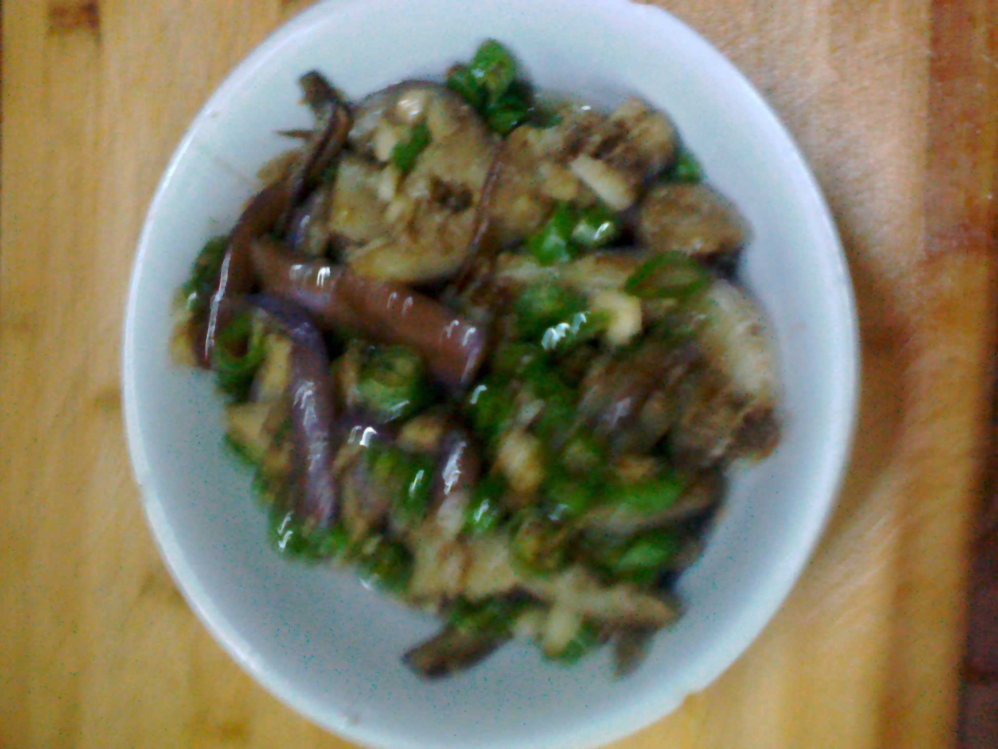 青椒炒茄子