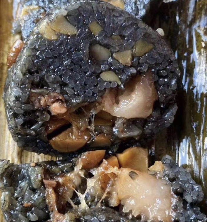 草木灰粽&鲜肉（排骨）粽