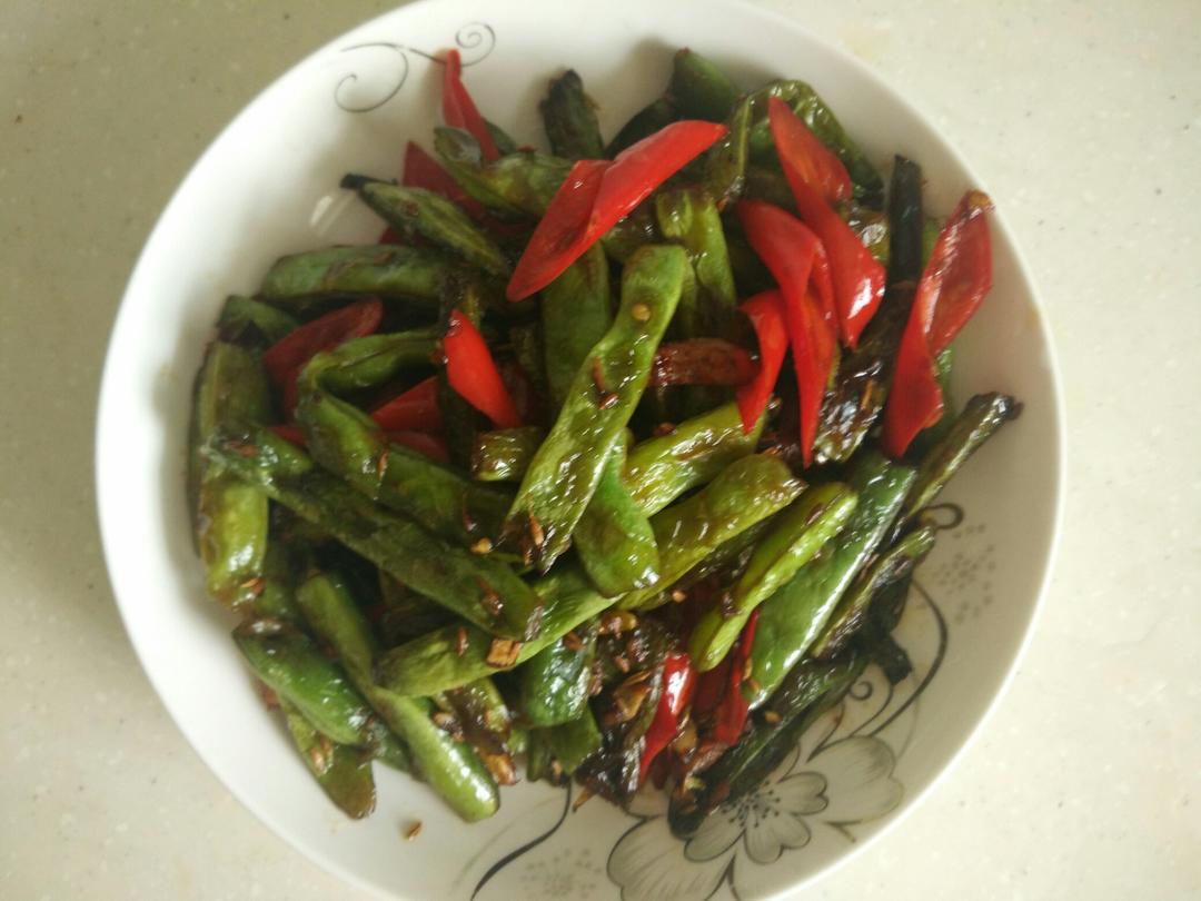 干煸孜然四季豆