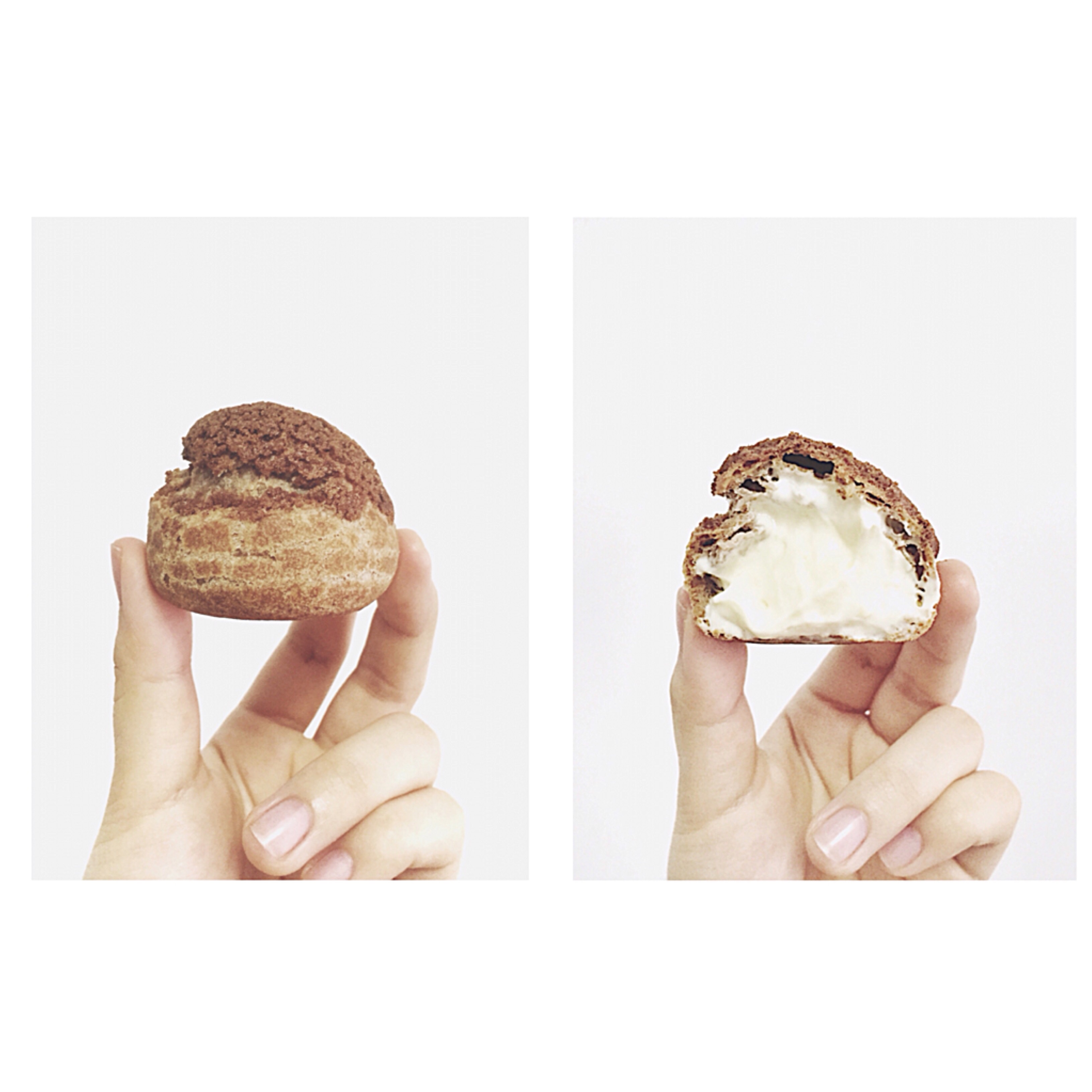 巧克力酥皮泡芙