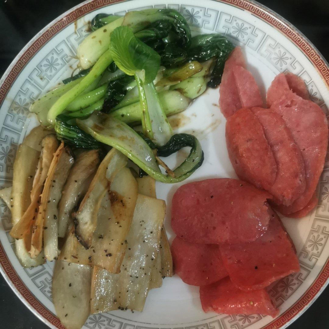 香煎杏鲍菇