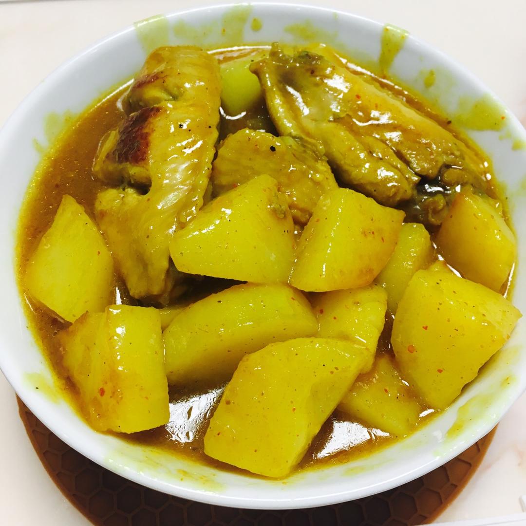 咖喱薯仔鸡翅