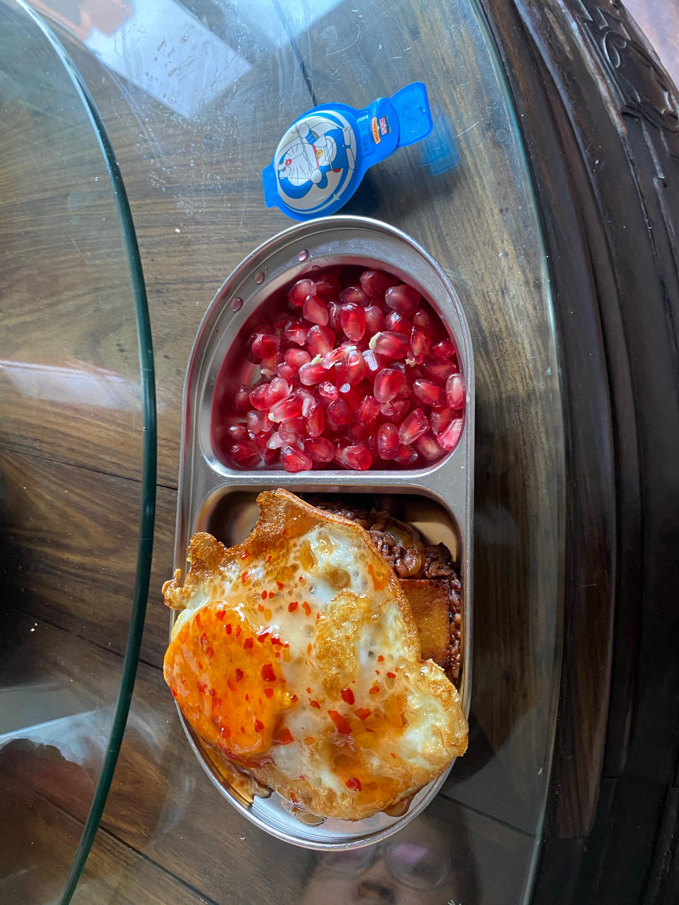 泡菜鱼豆腐炒饭