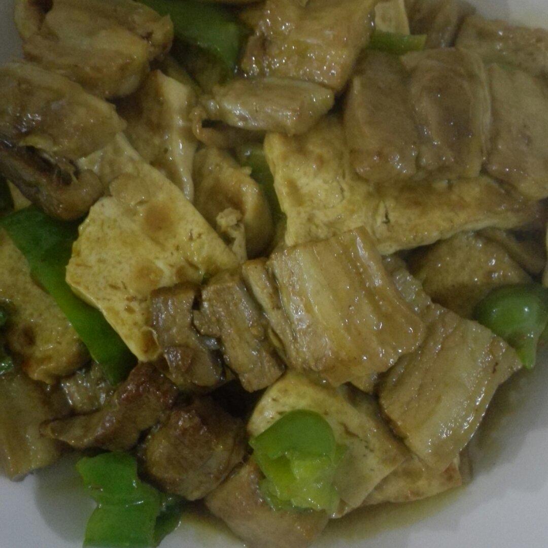 五花肉烧豆腐