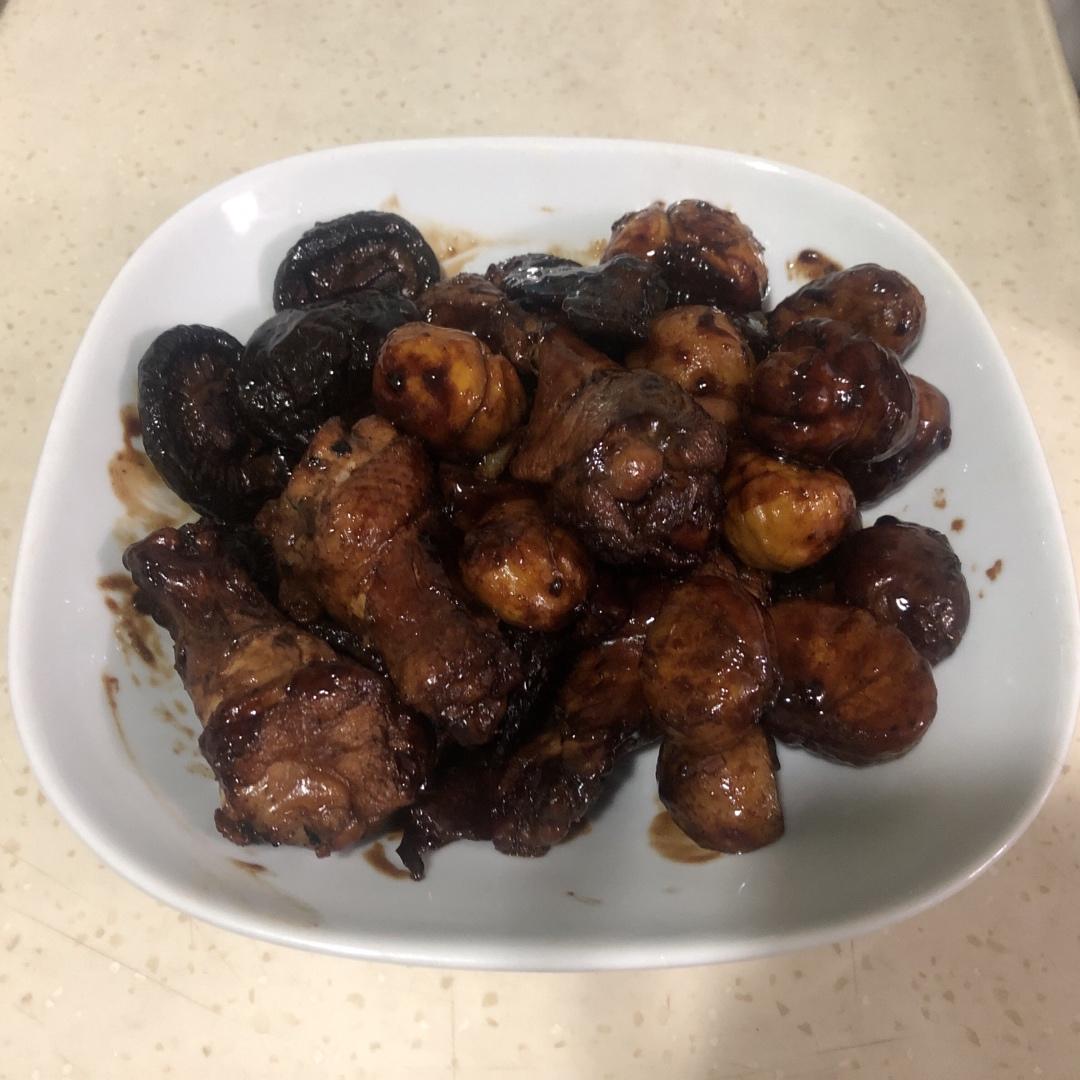【栗子烧鸡】鸡肉都给你吃，栗子归我~