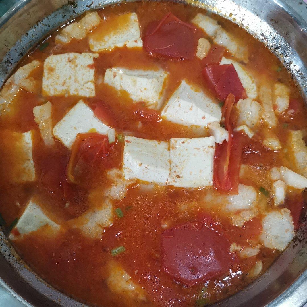 番茄豆腐鱼片汤