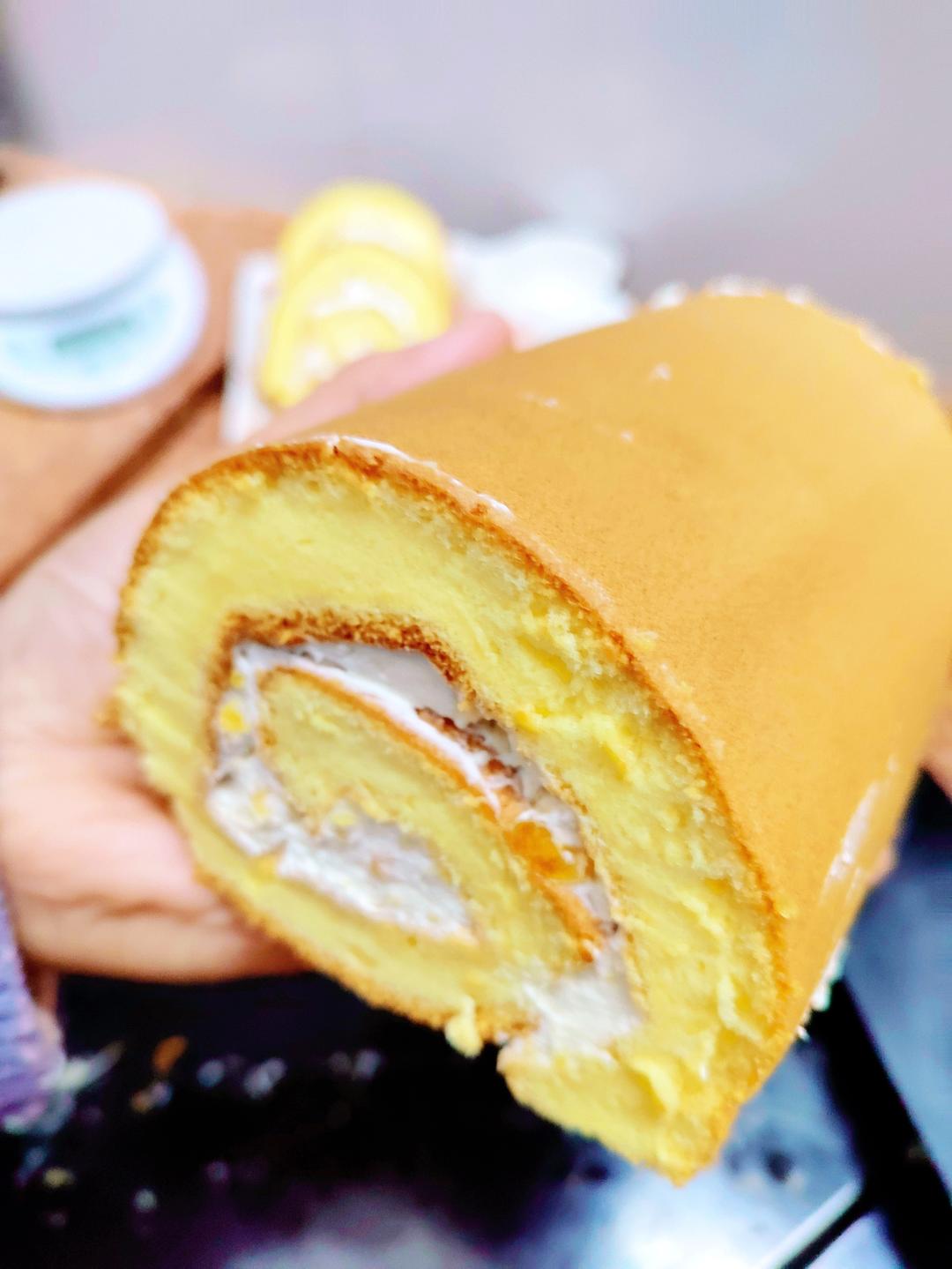 原味基础蛋糕卷(小五卷)