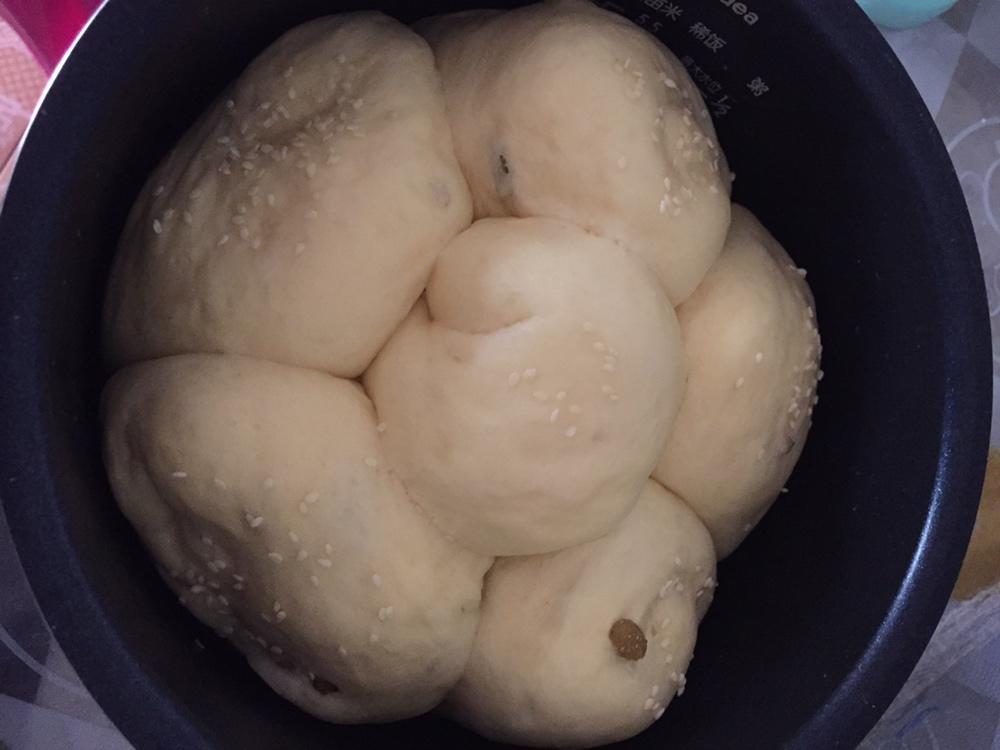 艾米下厨做的用电饭锅一次发酵做出好吃的面包(无需揉出膜)