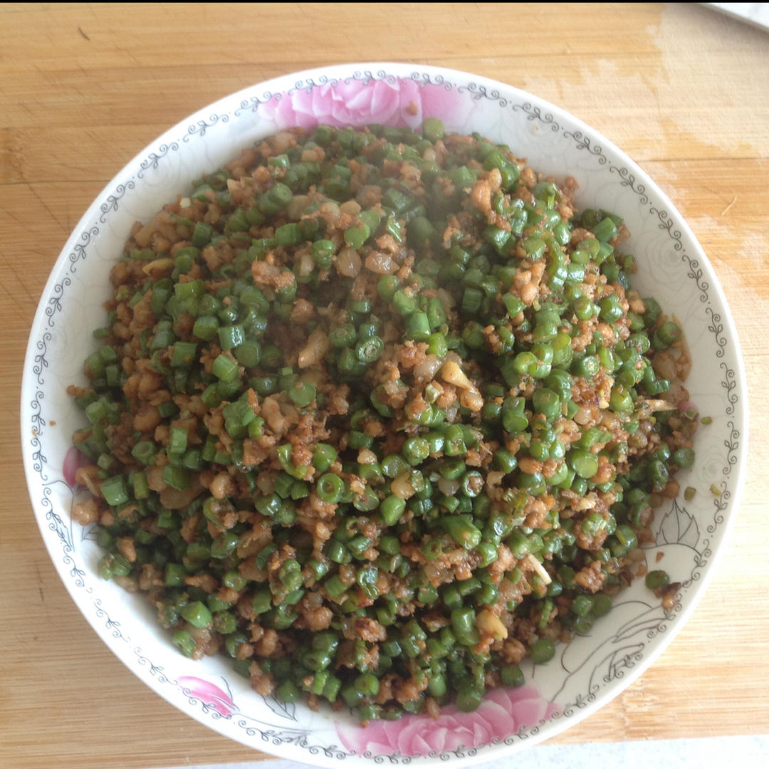 肉沫豆角下饭菜
