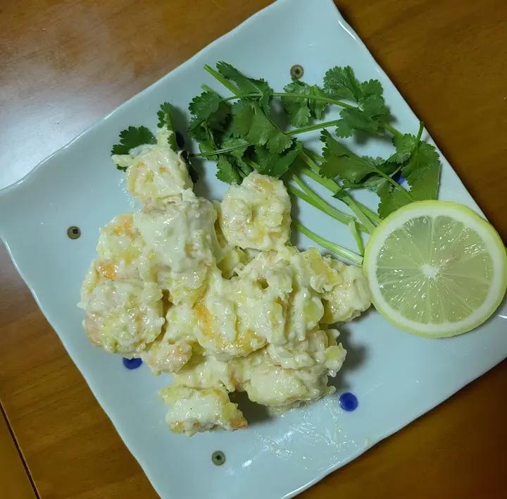 柏悦平替版芥末虾球