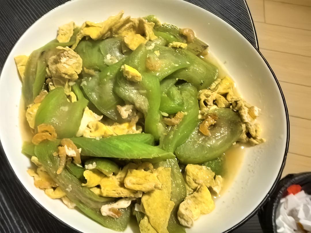 丝瓜炒蛋