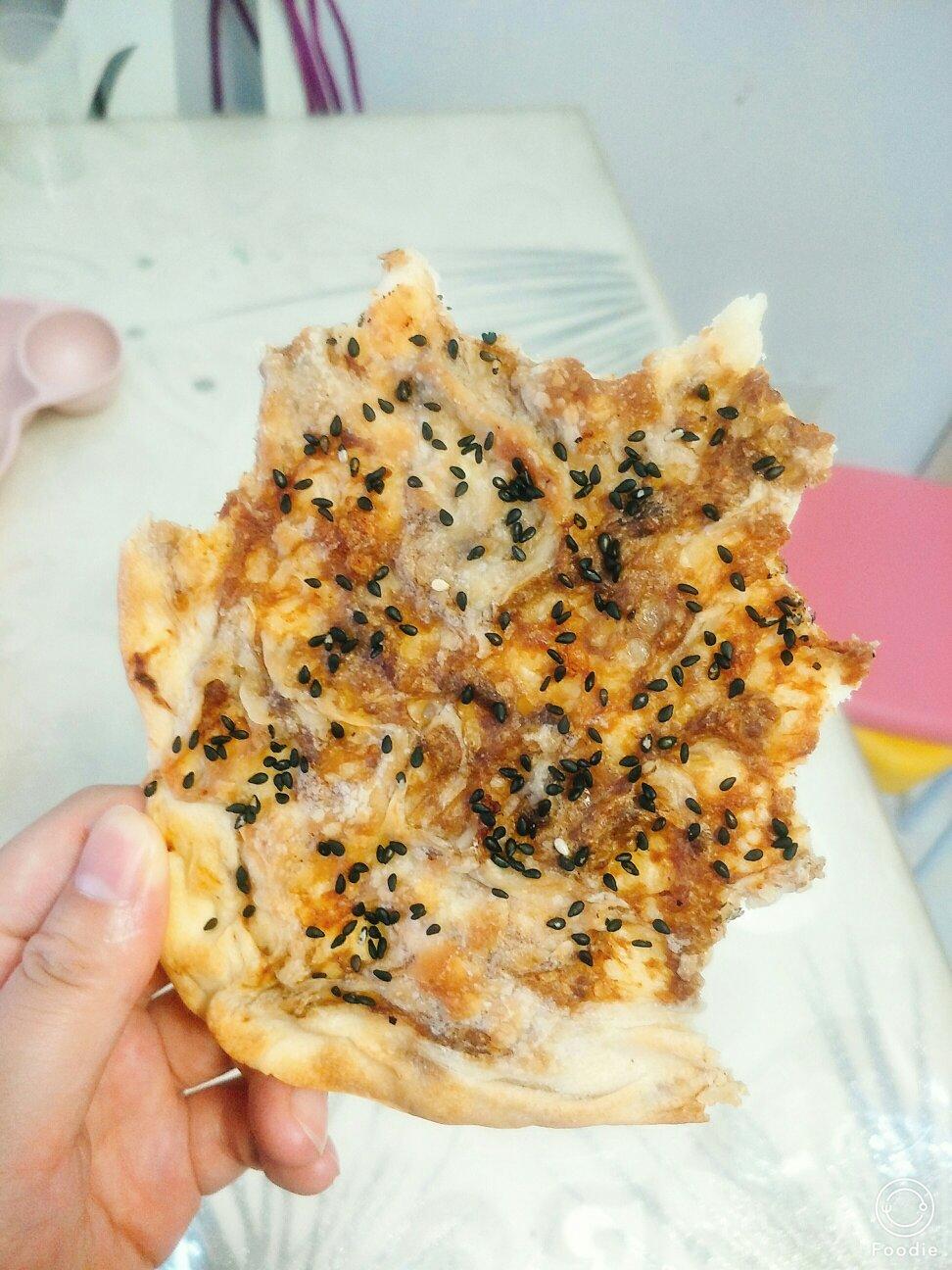 锅盔😋肉烧饼@家庭小烤箱版
