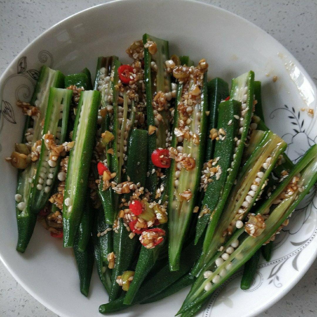 家常菜～蒜香秋葵