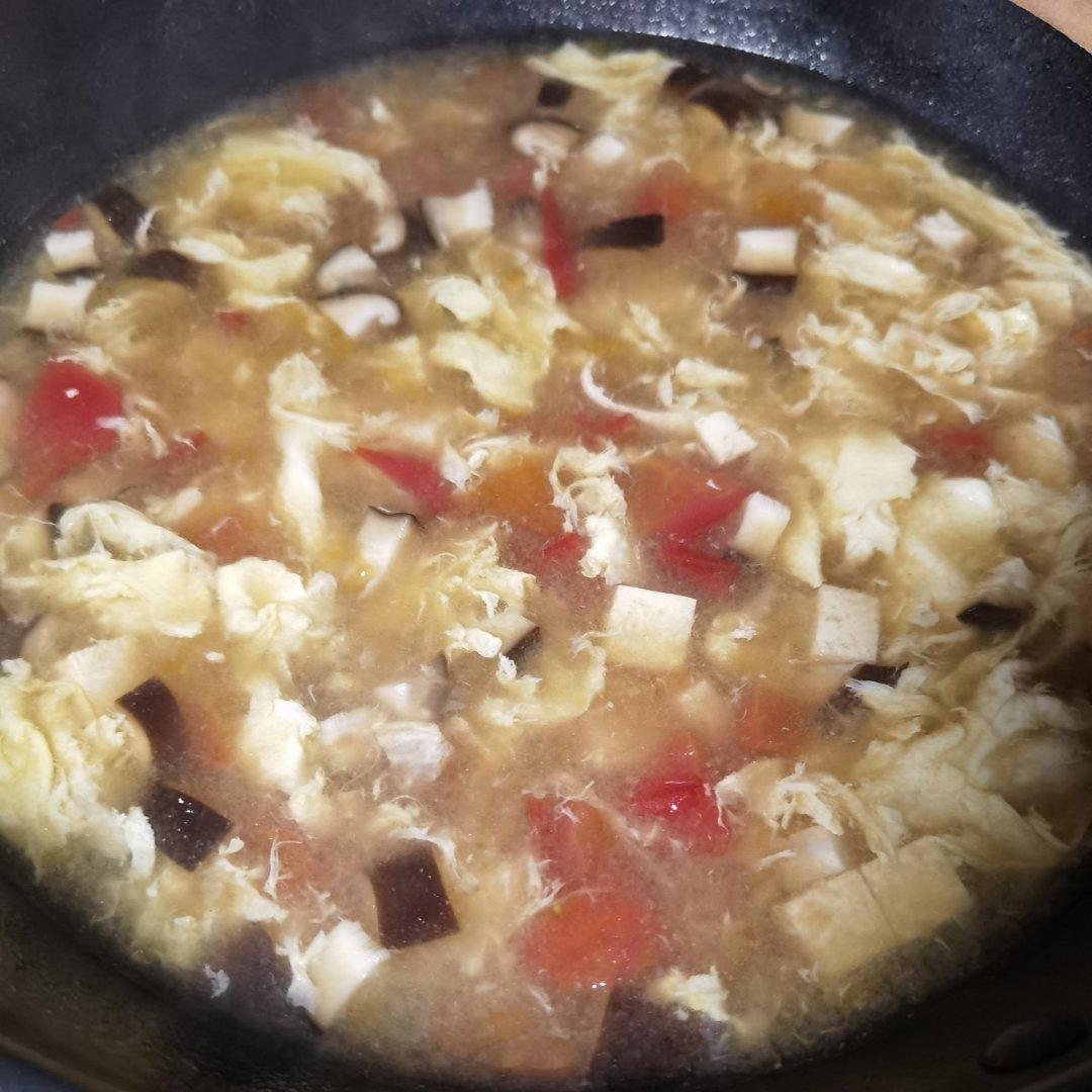 ❗好喝到哭的鲜汤❗鲜嫩豆腐菌菇汤❗营养早餐