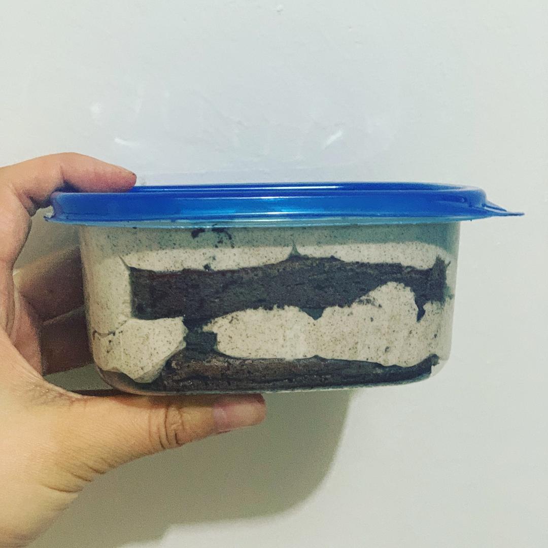 低糖不腻的奥利奥咸奶油蛋糕盒子