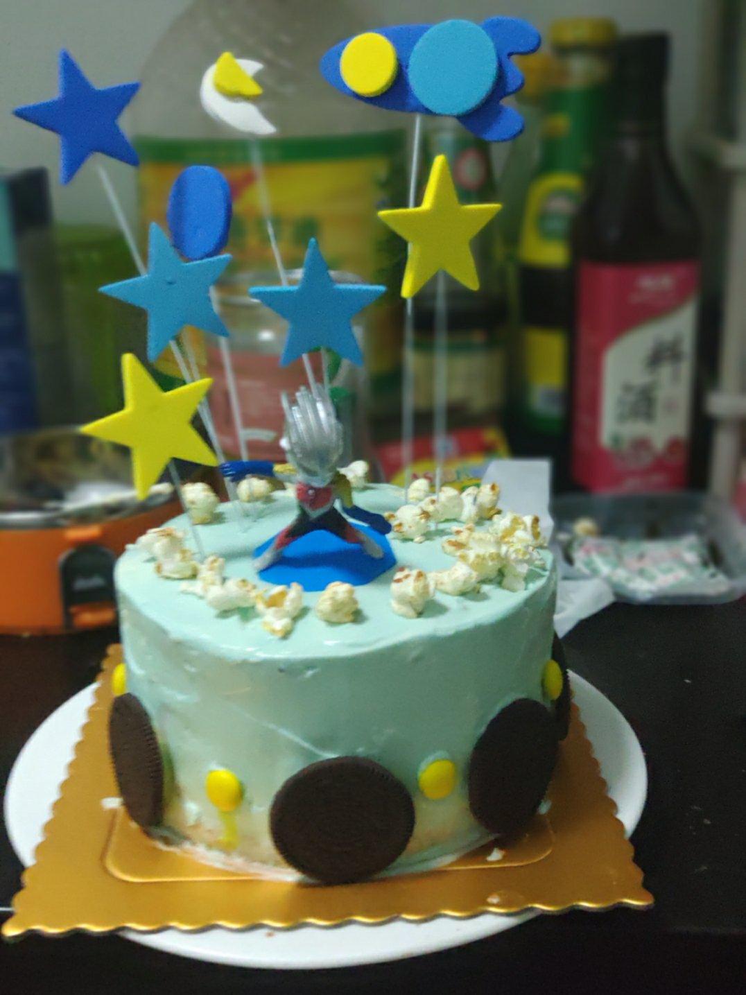 6寸原味戚风蛋糕