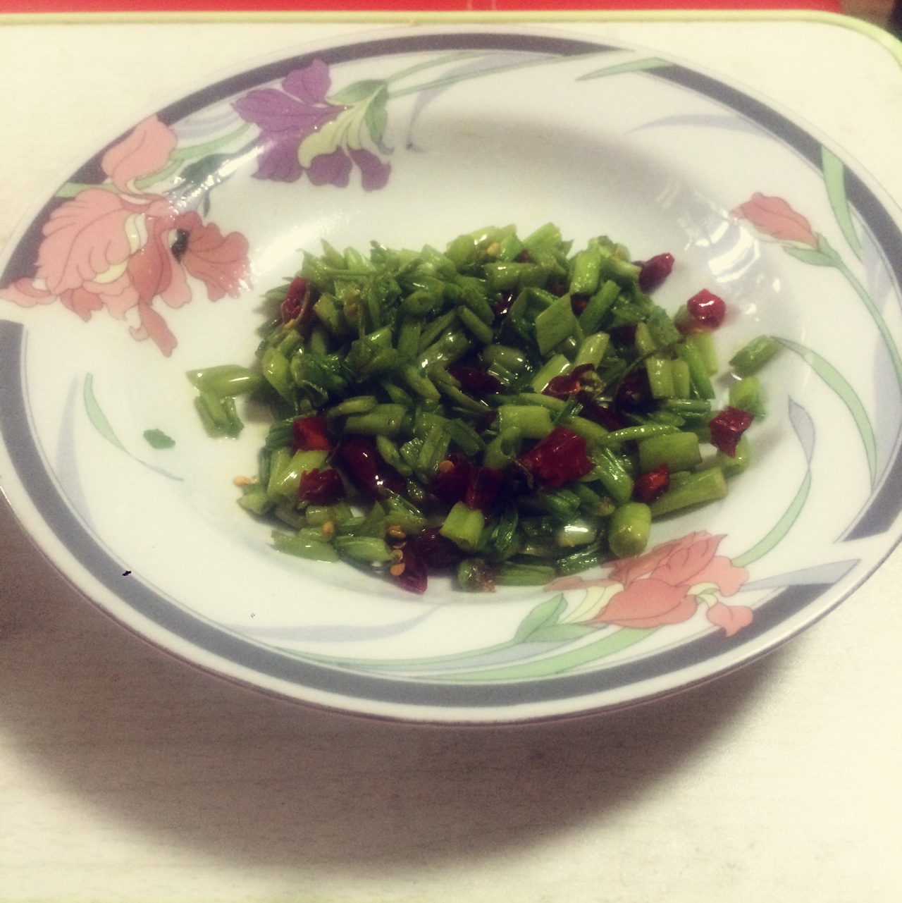 炝炒空心菜（不黑的秘密）