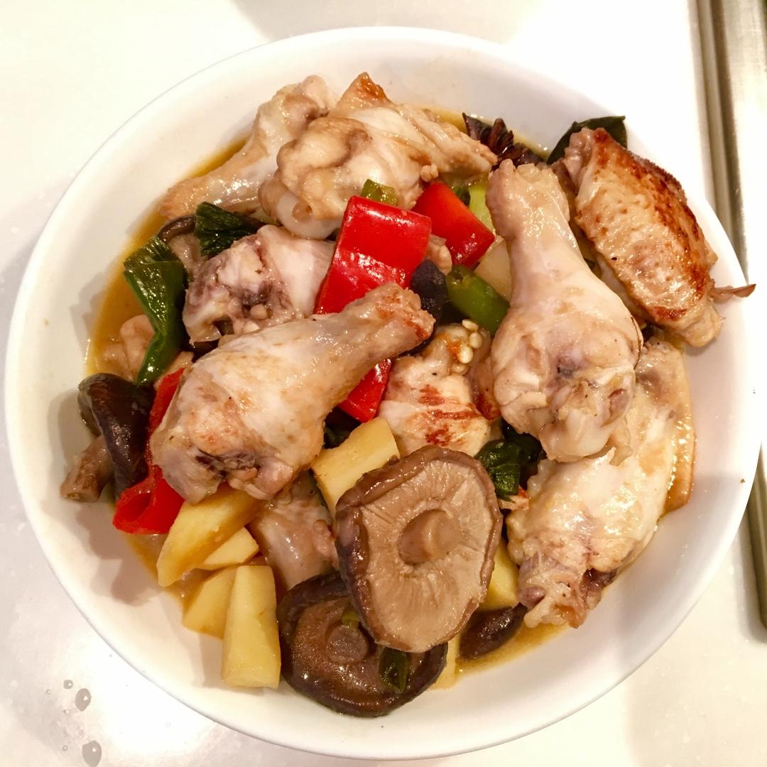 土豆炖鸡翅（快手零失败）