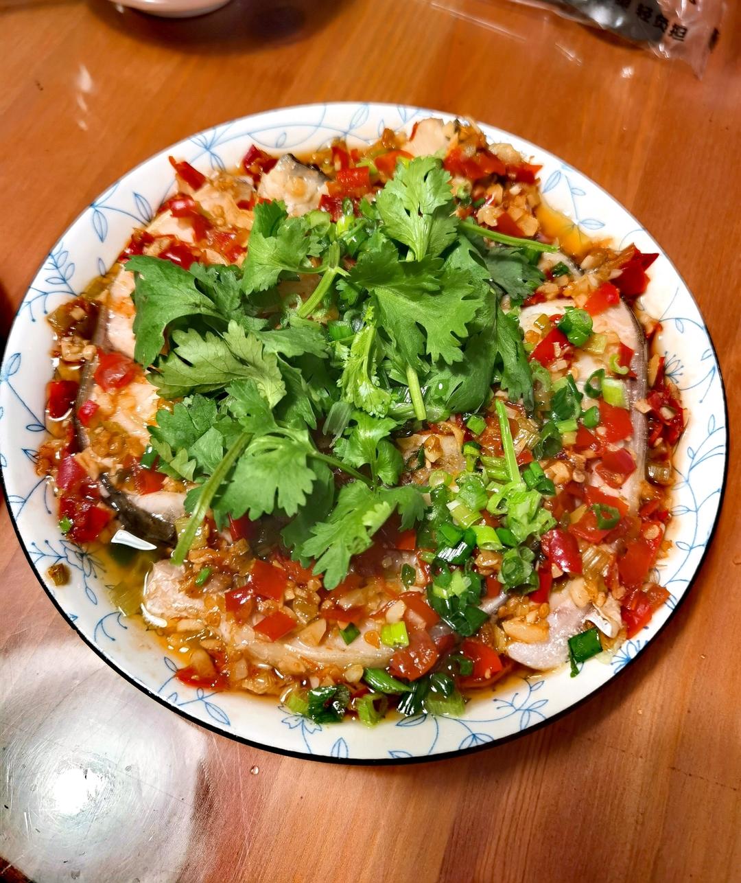超简单美味剁椒蒸鲩鱼腩