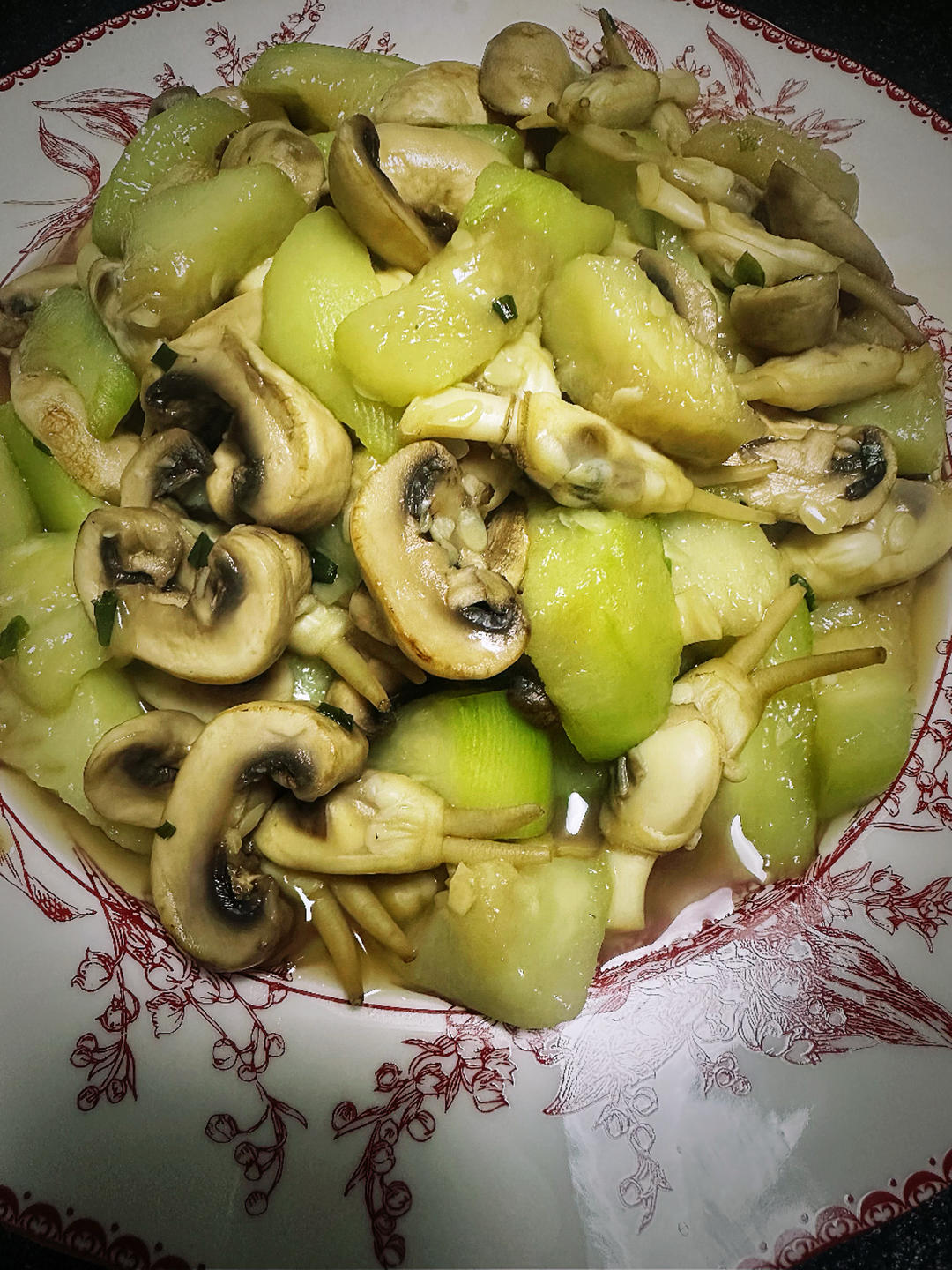 夏日三鲜烩，看着清淡，却是超级下饭菜