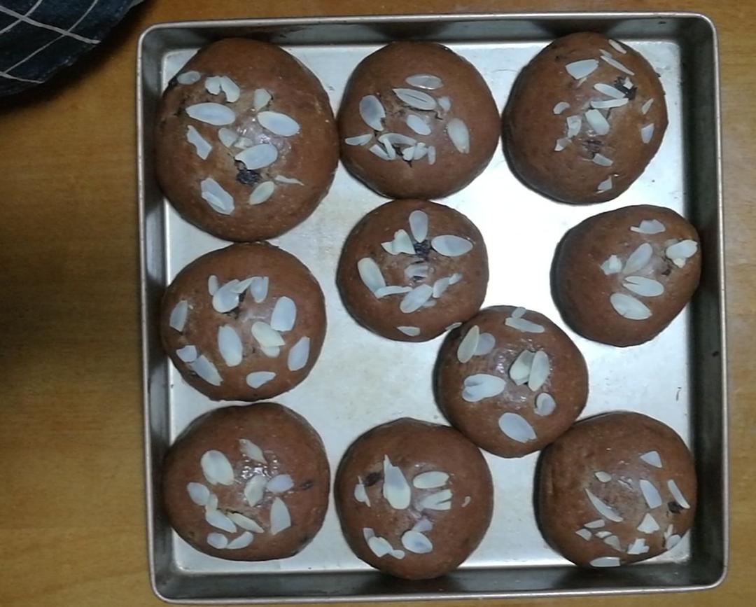 巧克力杏仁片面包🍞