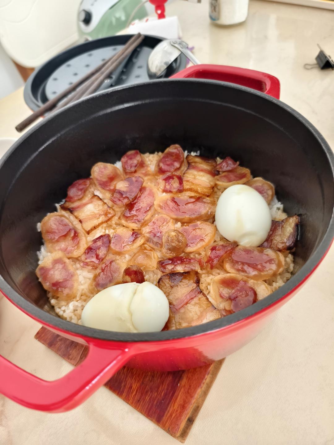 北鼎铸铁锅食谱｜鸡肉煲仔饭