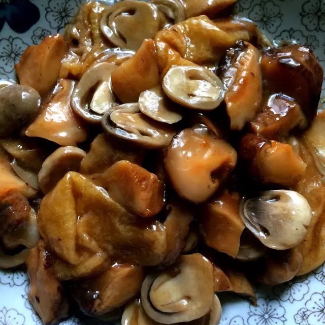 蚝油双菇面筋