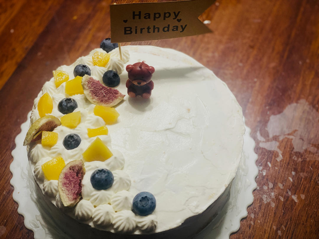 草莓生日奶油蛋糕（八寸）