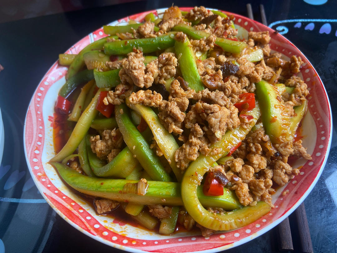 肉末西葫芦