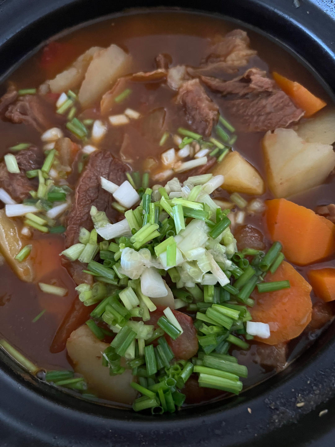 番茄土豆炖牛腩