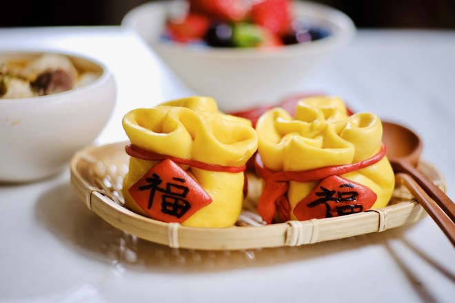 吃上吉祥 福袋豆沙包 祝大家鼠到福来 盘满钵满 的做法步骤图 芒小果mama 下厨房 吃上吉祥 福袋豆沙包 祝大家鼠到福来 盘满钵满 的做法步骤图 芒小果mama 下厨房