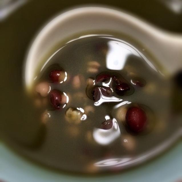 抹茶红豆汤