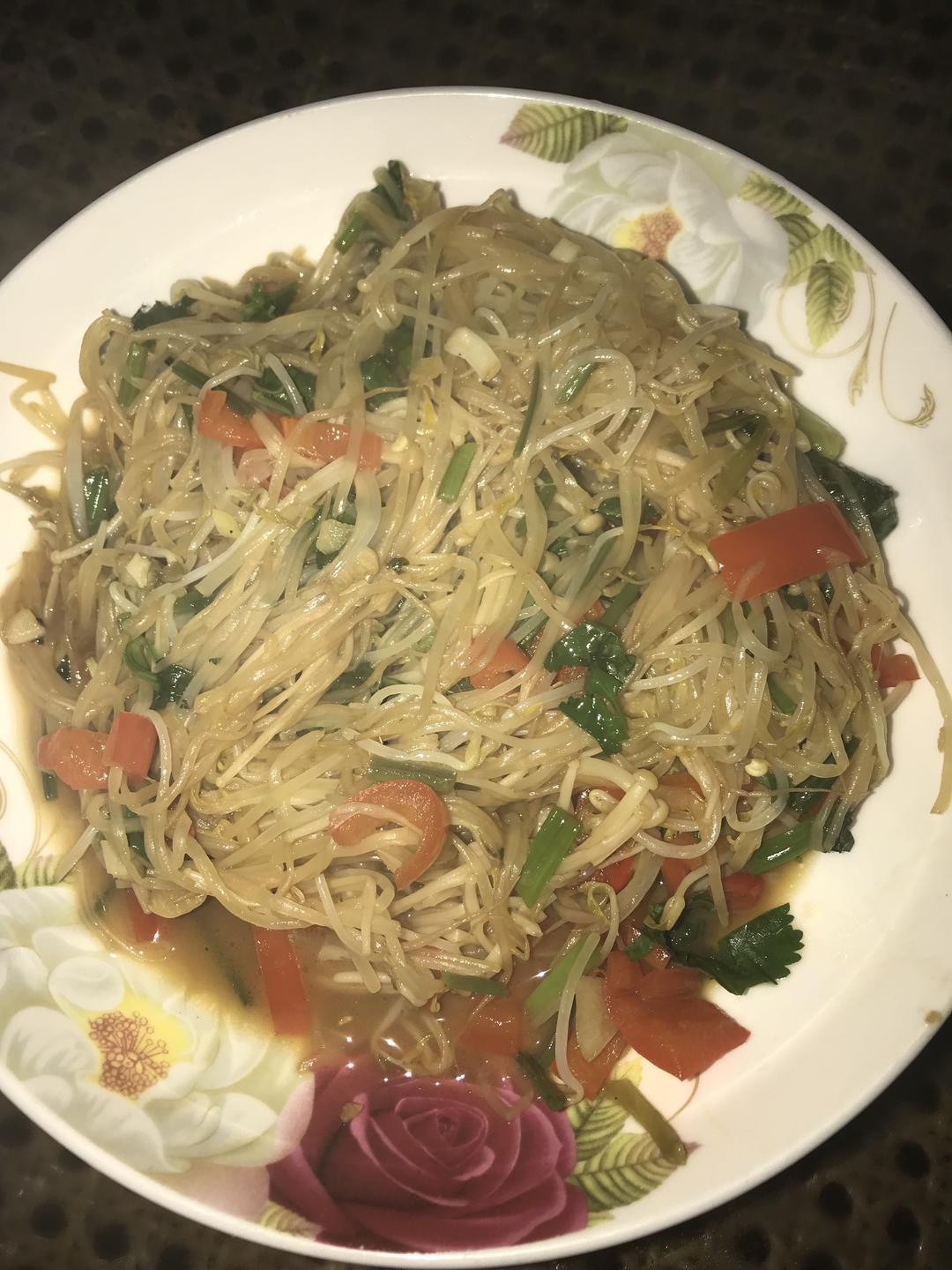 酸辣绿豆芽