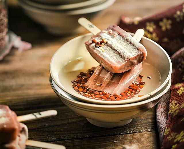 传统红豆奶油桂花棒冰的做法