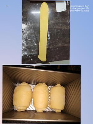 松软奶香浓郁的南瓜吐司（一次发酵法）的做法 步骤7