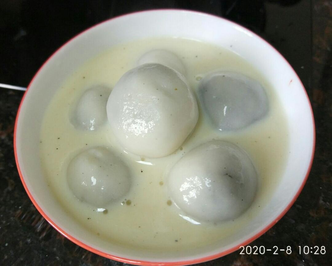 花生芝麻汤圆的做法